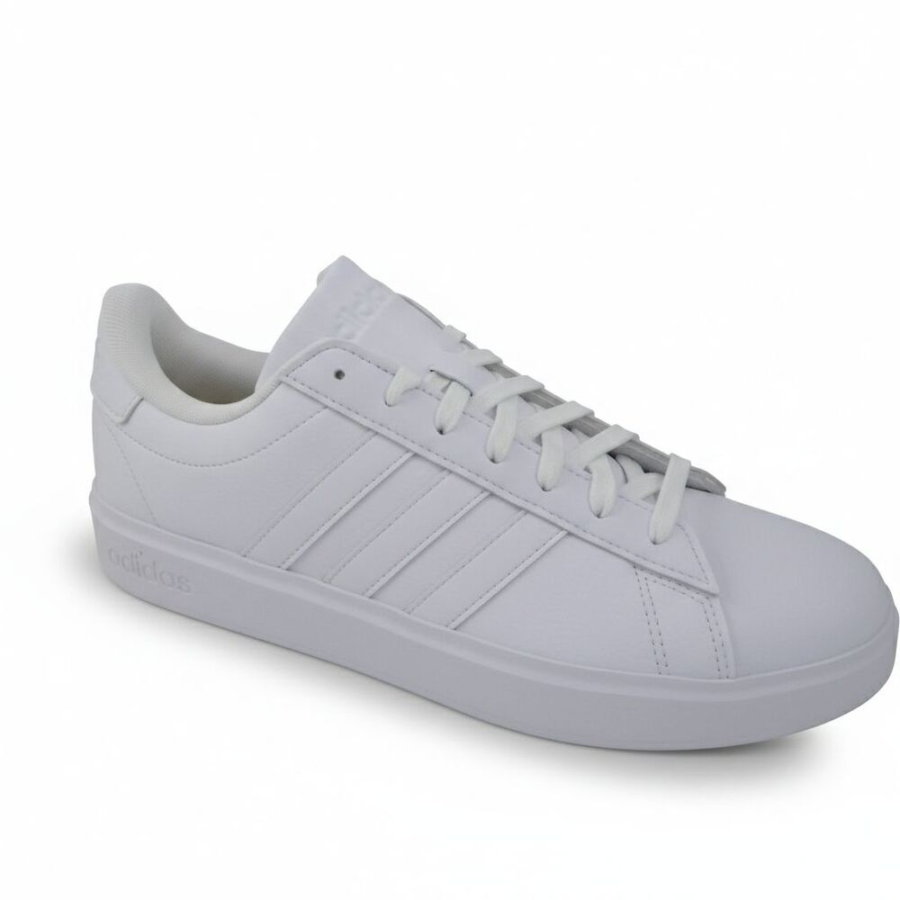 Adidas Grand Court 2.0 Men's US Size1 0 Cloudform Shoes Triple White GW9197 NWOB